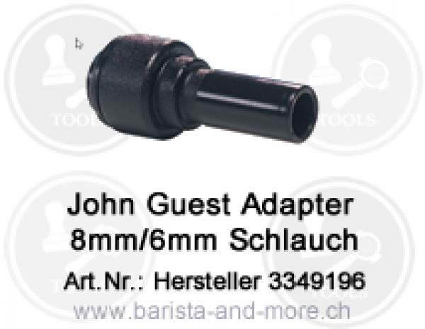John Guest GeraderAdapter 8/6mm [PM450813E]